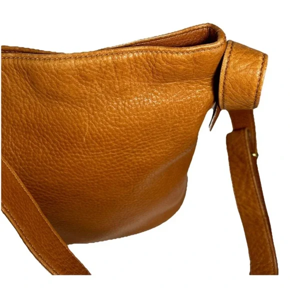 Authentic COACH Shoulder / Cross Body Bag in Pebbled Leather 4907 Brown Vntg. - Picture 2 of 15